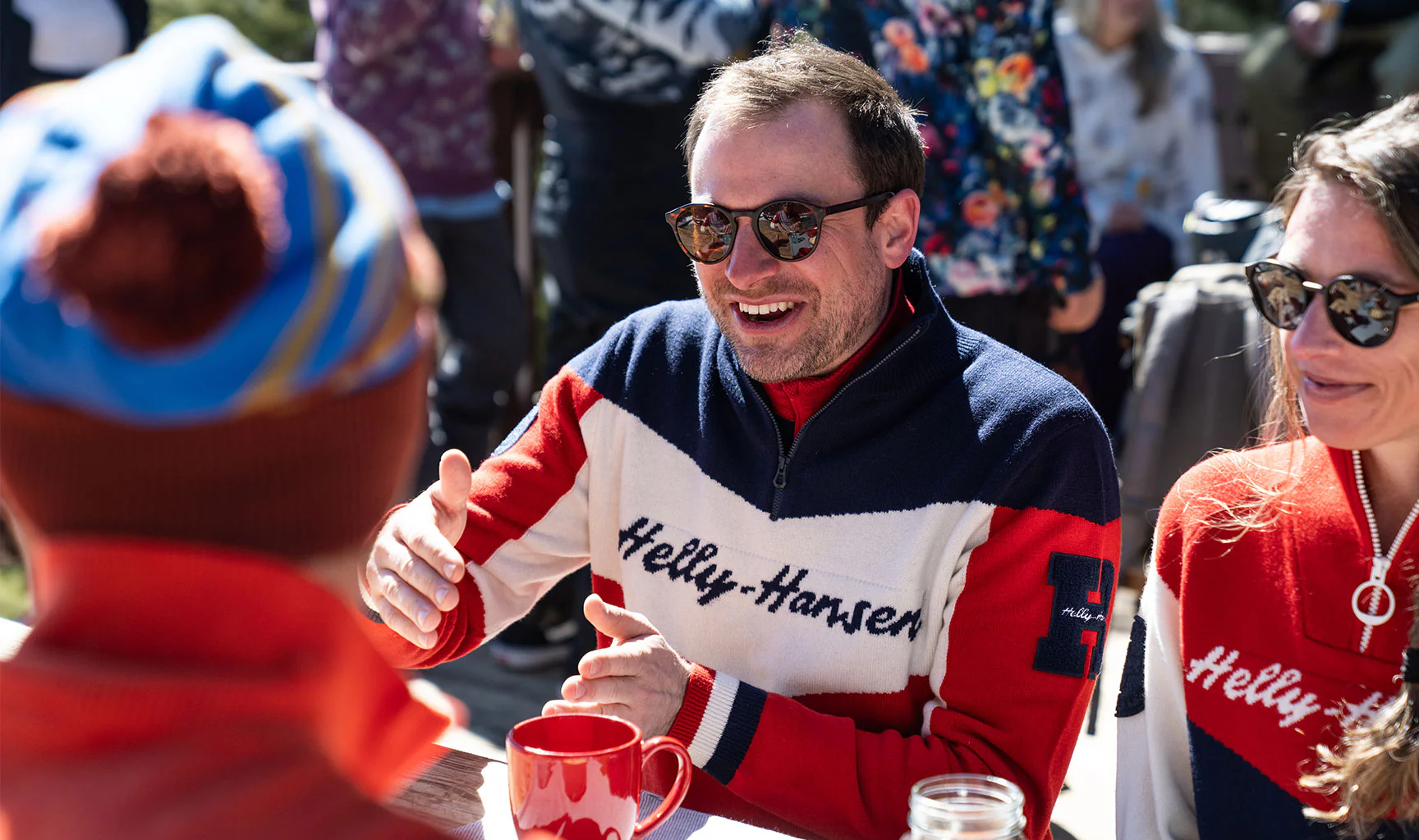 APRES KNITTED SWEATER, Red - Image 8