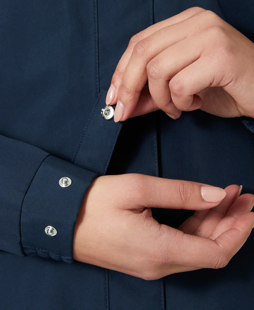 W ADEN LONG JACKET, Navy - Image 4