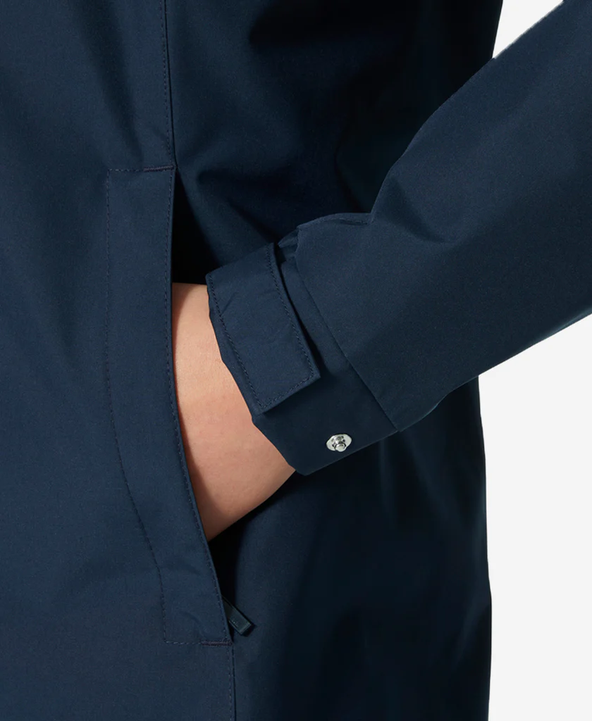 W ADEN LONG JACKET, Navy - Image 5