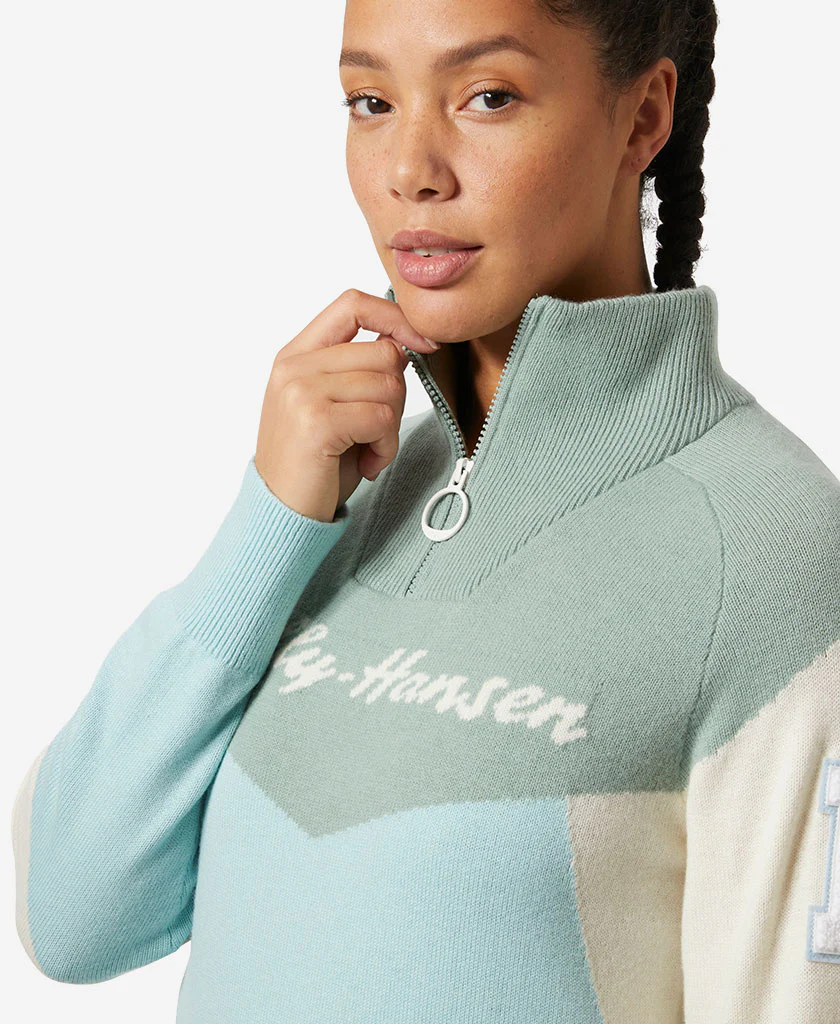 W APRES KNITTED SWEATER, Barely Blue - Image 3