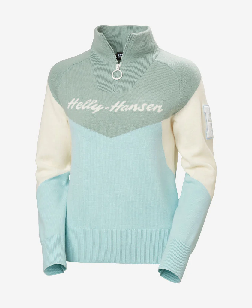 W APRES KNITTED SWEATER, Barely Blue - Image 4