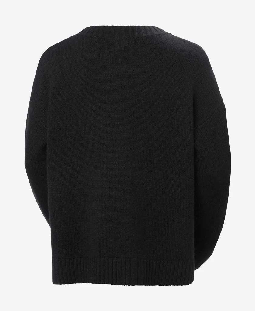 W BLISS SKI KNIT SWEATER, Black - Image 6