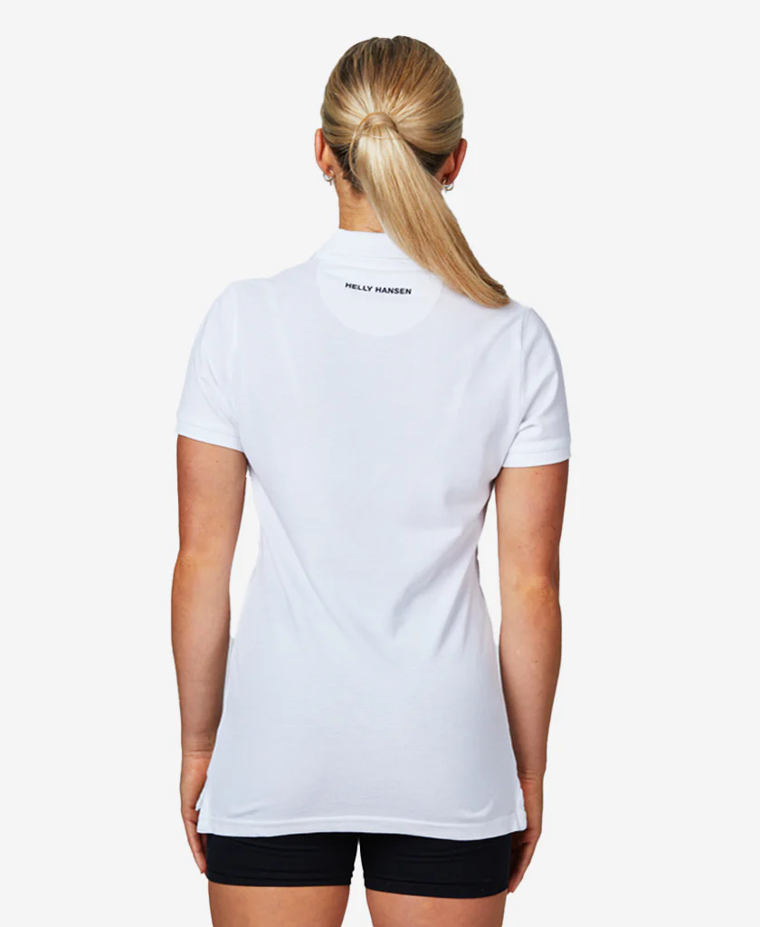 W CREW PIQUE 2 POLO, White - Image 3