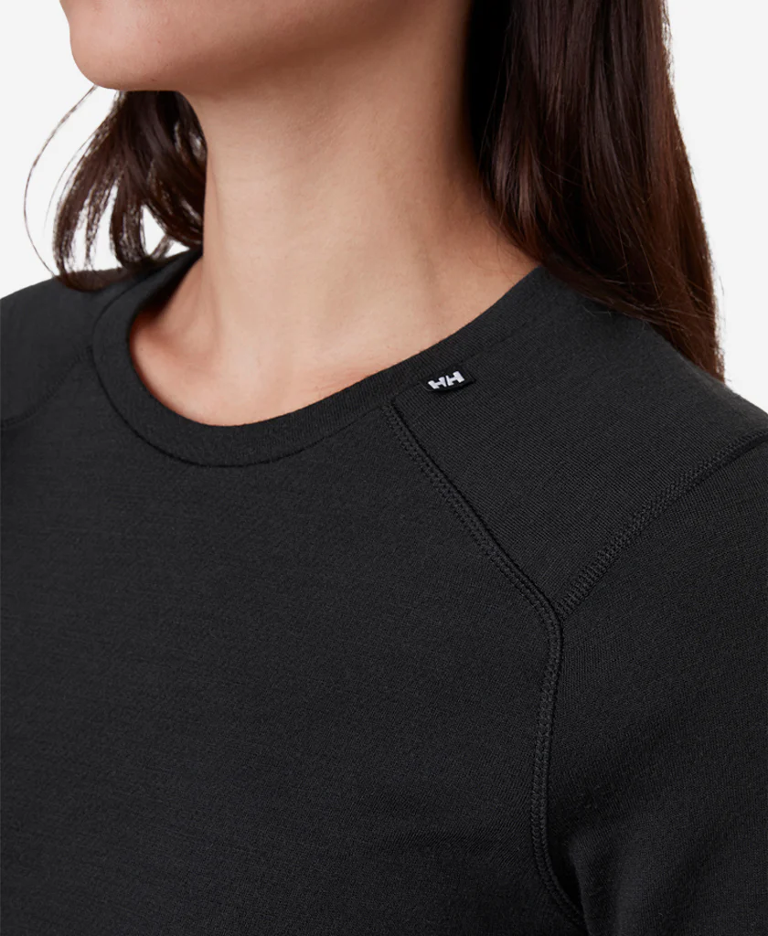 W LIFA MERINO MIDWEIGHT CREW, Black - Image 4