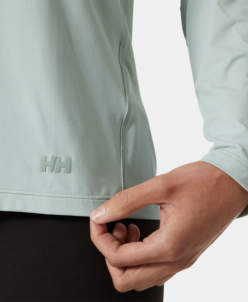 W SHINE SOLEN LS CREW, Green Mist - Image 3